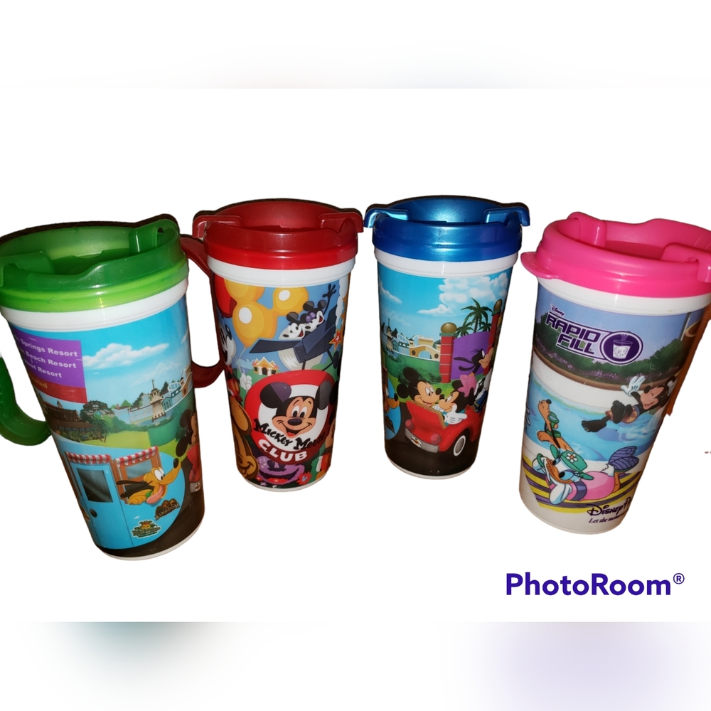 4 Disney Parks Rapid Fill Tumblers